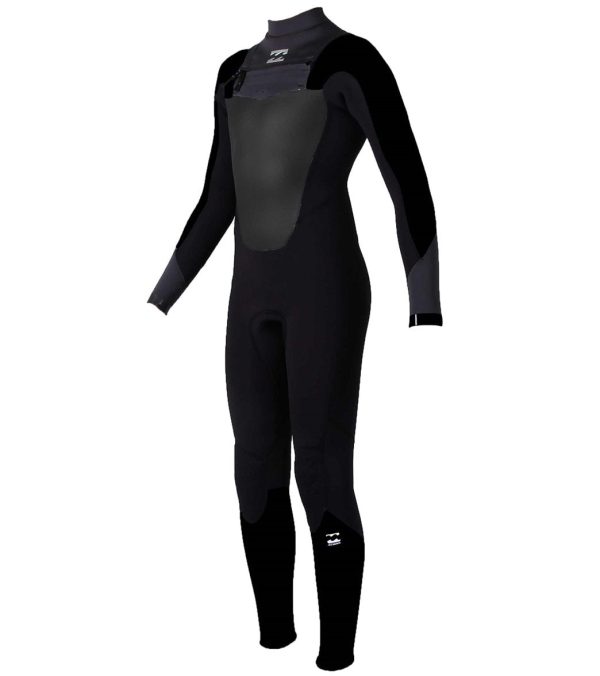 Billabong Boys  4 3mm Absolute Back Zip Full Suit Wetsuit For Cheap - Image 4