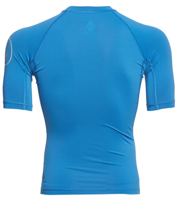 Volcom Men s Lido Solid Short Sleeve Rashguard For Discount - Image 3