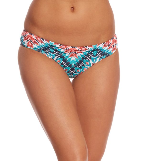 Skye Swimwear Morelos Ruched Hipster Bikini Bottom Online Hot Sale