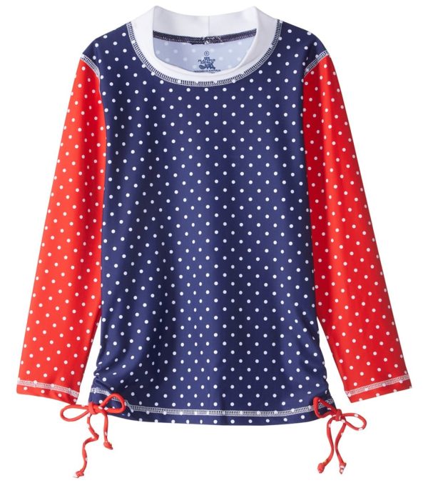 Platypus Australia Girls  Beach Scene L S Rashguard (4-14) Online Sale